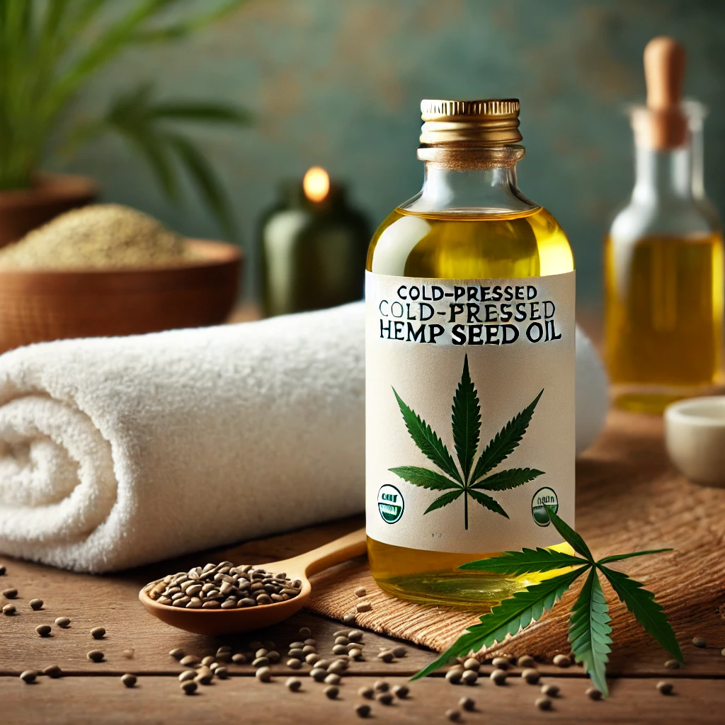 organic cold pressed hemp seed oil